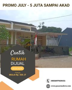 PROMO Juli 2023 Dijual rumah dekat depok