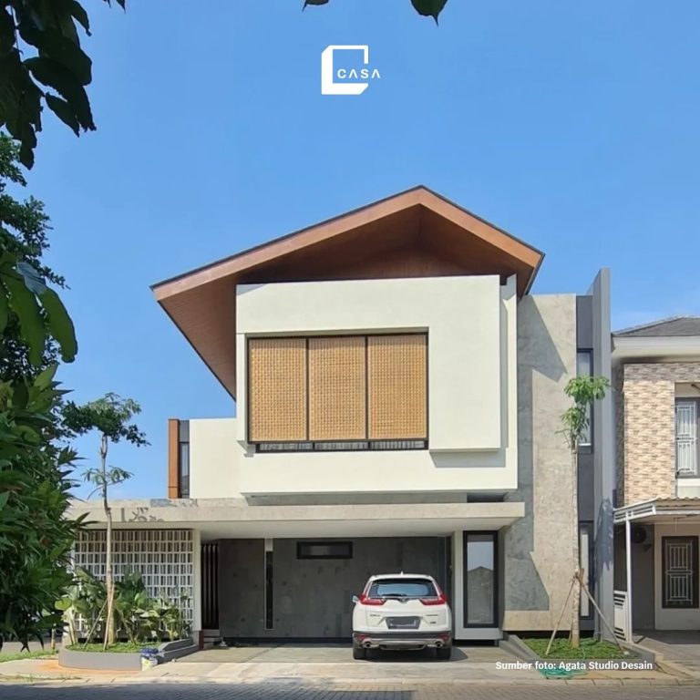 6 ide desain fasad rumah Scandinavian 2 lantai yang elegan