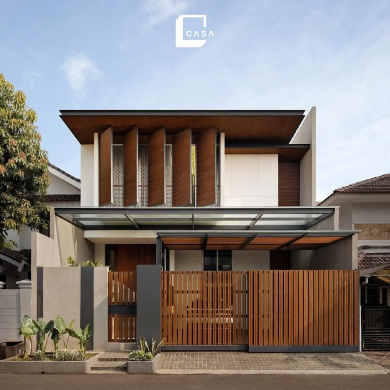 Model pintu pagar dorong minimalis untuk rumah kecil!