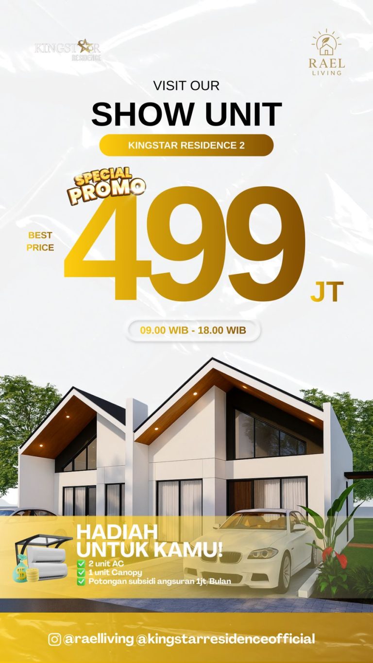 Rumah Murah di Bekasi Kingstar Residence 2 bagian depan