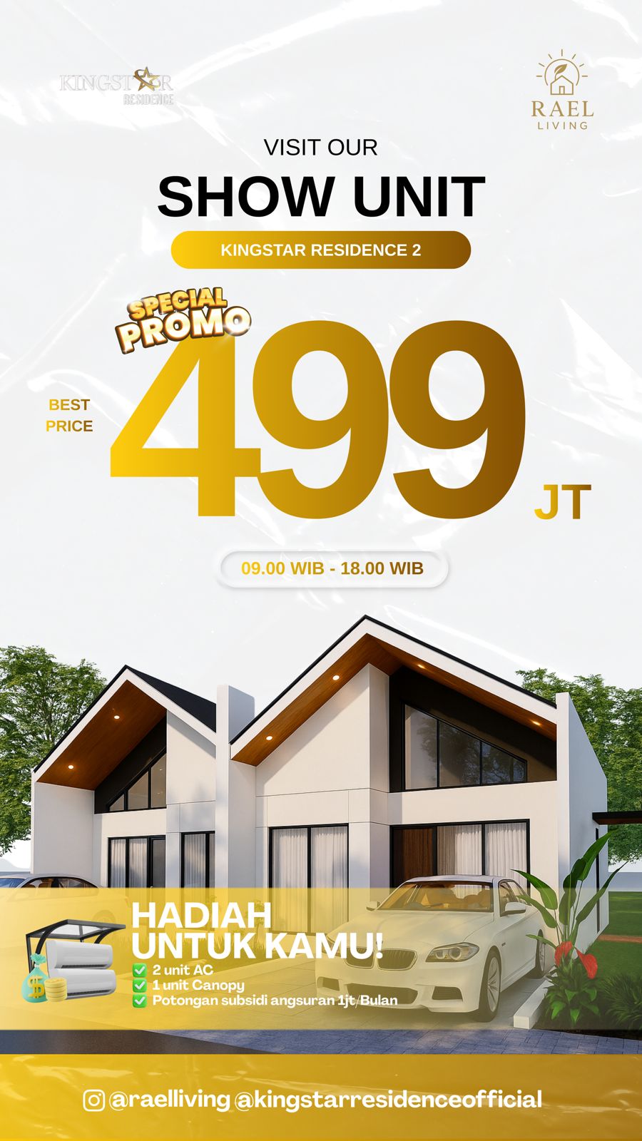 Rumah Murah di Bekasi Kingstar Residence 2 bagian depan