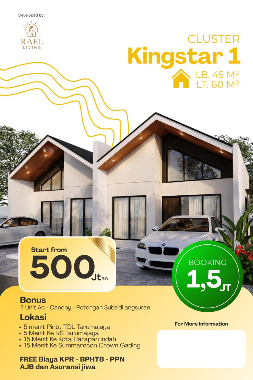 Rumah Murah di Bekasi KINGSTAR RESIDENCE (Tarumajaya)